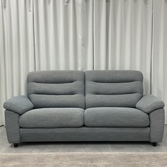 KI-2【新入荷　リサイクル品】ニトリ　N-ポケット/ハイバック　ワイド2シーターソファ　グレーの画像