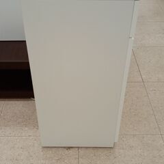 ★リユースのサカイ高崎店★TJ12754 ニトリ レンジ台 白 H82×D40×W80 クリーニング済みの画像