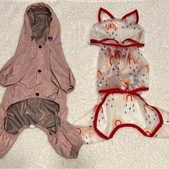 犬用 服  レインコート カッパの画像