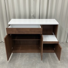 KI-6【新入荷　アウトレット品】オール120 キッチンカウンター　ブラウンの画像