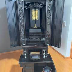 黒檀の仏壇（創価学会）の画像