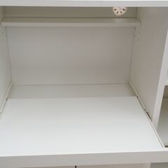 ★リユースのサカイ高崎店★TJ12759 ニトリ ミドルレンジボード 白 H89×D40×W90 クリーニング済みの画像
