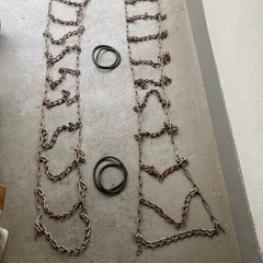タイヤチェーン　グロリアに装着していた215-65.-15サイズの画像