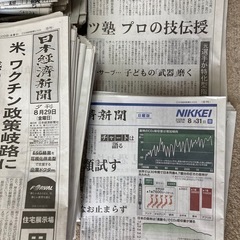 【日経新聞（朝刊・夕刊・プラス1）】2025年8月の1ヵ月分（31日分）の画像