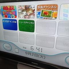 Wii本体＋ゲームソフト5本セットの画像
