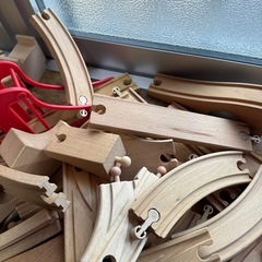 レール　木のおもちゃ　知育玩具の画像
