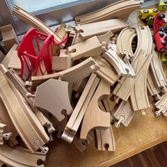 レール　木のおもちゃ　知育玩具の画像