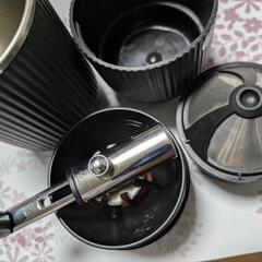 コーヒーミル　コレで豆を挽けてサイフォンできますの画像