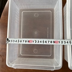 蓋付収納ケース　2個セットの画像