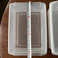 蓋付収納ケース　2個セットの画像