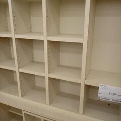 【リユースのサカイ八街店】★ジモティ割あり★ フナモコ　スライド式本棚　ホワイト　クリーニング済　YJ7704の画像
