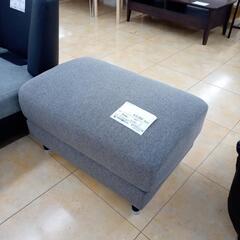 リユースのサカイ太田店★ジモティ割あり★  オットマン グレー H42×D50×W75 クリーニング済み OJ10847の画像