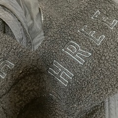 adidas ボア　ブルゾンの画像