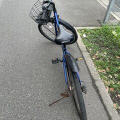 自転車　No.474　ブルー　26インチ　ウェルビーサイクル工業　6段切り替え　【リサイクルショップどりーむ荒田店】の画像