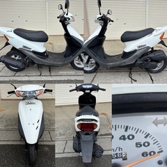 ⭐️AF34ディオZXスポイラー.快速2スト❗️60km/h確認済み⭐️バッテリー・エアクリ・プラグ・ミラーなど新品交換済みで快調⭐️の画像