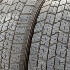 条件付き　極上２０２３年冬タイヤ　ダイハツ純正アルミホイールセット１５５／６５Ｒ１４　４本セットの画像
