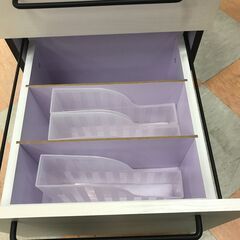 【ｼﾞｬﾝｸﾞﾙｼﾞｬﾝｸﾞﾙ金沢店】  デスクワゴン 木目調/ナチュラル W40×D54×H60 クリーニング済み												の画像