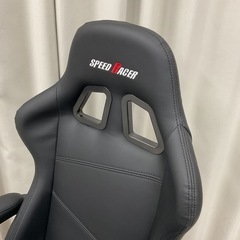 KI-11【新入荷　リサイクル品】SPEED RACER ゲーミングチェア　黒の画像