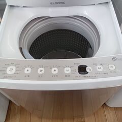 ★リユースのサカイつくば店★TK6389 ELSONIC 洗濯機 EH-L55DDS2 5.5㎏ 19年製 動作確認／クリーニング済み　【リユースのサカイつくば店】 の画像