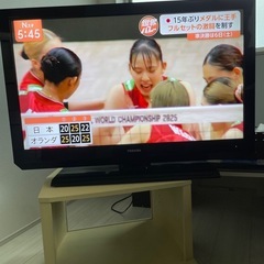 液晶テレビ REGZA 40インチ テレビ台セットの画像