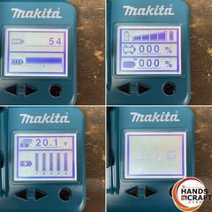 【引き取り限定】【中古品】makita マキタ TD173DRGX インパクトドライバ ブルー バッテリー(18V/6.0Ah)×2※使用回数34回/54回・充電器・ケース付の画像
