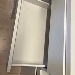 Lowya 食器棚 ホワイトの画像