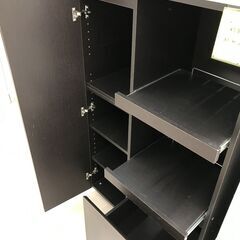 【ジャングルジャングル和歌山店】【Wa2008】レンジ台 ブラウン ミニ食器棚 リユースショップ リサイクルショップ 家具 アンティーク 和歌山市 岩出市 海南市 岬町 和歌山 大阪の画像
