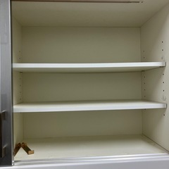 レンジボード　2枚扉　内部ベタ付き・剥がれ【トレファク堺福田】の画像