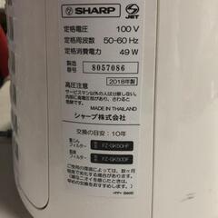 【松本市引き取り限定】SHARP 空気清浄機（2018年）の画像