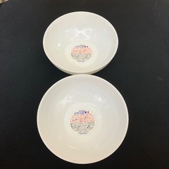 ヤマザキ春のパン祭りの白いボウル2種類3枚セットの画像