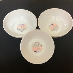 ヤマザキ春のパン祭りの白いボウル2種類3枚セットの画像