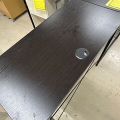 【ジャングルジャングル滋賀草津店】ジモティ来店特価!!　L字ﾜｰｸﾃﾞｽｸ　ﾌﾞﾗｳﾝ　　J-250918の画像