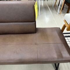 【ジャングルジャングル滋賀草津店】ジモティ来店特価!!　2人掛けソファー　ﾌﾞﾗｳﾝ　J-250920の画像