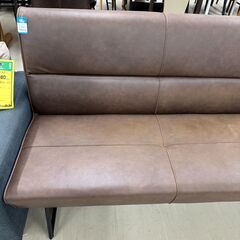 【ジャングルジャングル滋賀草津店】ジモティ来店特価!!　2人掛けソファー　ﾌﾞﾗｳﾝ　J-250920の画像