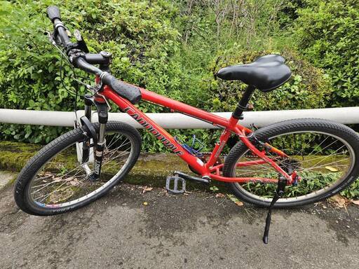 リサイクルショップどりーむ鹿大前店　No.397　CANNONDALE／キャノンデール　マウンテンバイク　26×2.10インチ　レッド　エコチャリNo.22178U