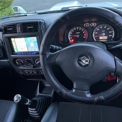 【車検一年付】ジムニー ランドベンチャー  5型JB23 MT車 1インチアップ HKSマフラー　交換部品多数　パールホワイトの画像