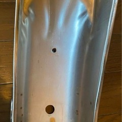 美品HONDA純正リアフェンダーメッキマッドガードフラップ付cg125CBCDの画像