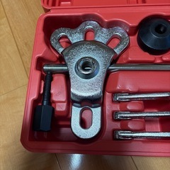 17pcs スライディングハンマー セット 2爪 3爪 プーラー セット 大工道具 DIY 工具 セット ケース付き プーラー の画像