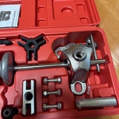 17pcs スライディングハンマー セット 2爪 3爪 プーラー セット 大工道具 DIY 工具 セット ケース付き プーラー の画像