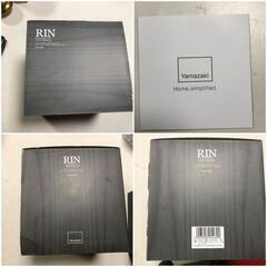【松本市引き取り限定】⭐未使用⭐山崎産業 ティッシュ＆トイレットペーパーケース RIN（ブラウン）①の画像