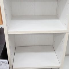 ★リユースのサカイ高崎店★TJ12772  飾り棚 アイボリー H189.5×D29×W76 クリーニング済みの画像