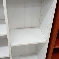 ★リユースのサカイ高崎店★TJ12772  飾り棚 アイボリー H189.5×D29×W76 クリーニング済みの画像