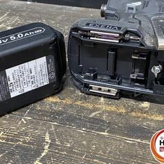 【引き取り限定】【中古品】Panasonic パナソニック EZ1PD1J18A1B 充電インパクトドライバ バッテリ(18V/5.0Ah)×2・充電器・アタッチメント2種・ケース付の画像