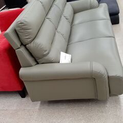 ★リユースのサカイ高崎店★TJ12775  3人掛けソファー 深緑 H83×D85×W192 クリーニング済みの画像