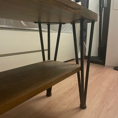 【美品】ニトリ　アートテレビ台 (幅105cm BR)の画像