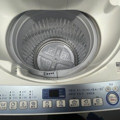 【中古】¥7,800 目玉品　7K洗濯機　シャープ　2019年製 【I I034】の画像