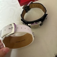 電池切れ】レディース　腕時計　GUESS　箱　ベルト交換セットの画像