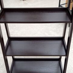 ★リユースのサカイ高崎店★TJ12769  ラック ブラウン H125×D32.5×W62.5 クリーニング済みの画像