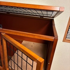 木製キャットケージ3段の画像