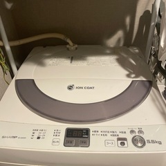 SHARP　洗濯機の画像